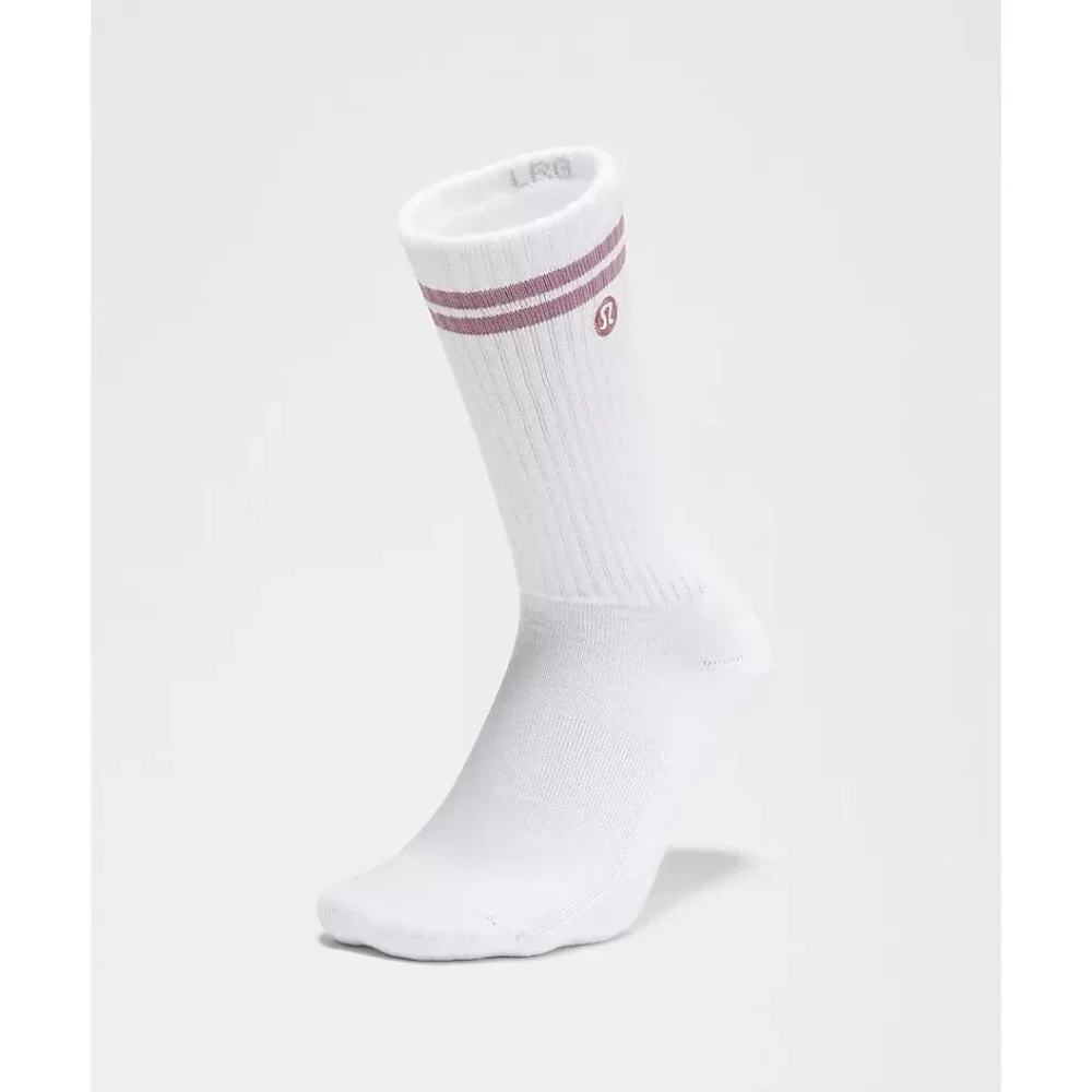 Daily Essential Socks - White/Lavender Lux - Picture 1 of 3